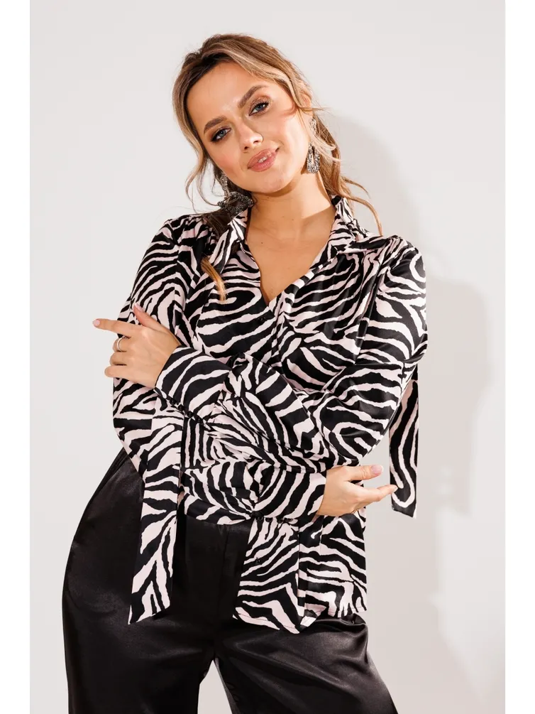 Bluzka Anelli Laurel #1428 rozovaya zebra