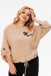 Zestaw Michel Chic #1342/1 kostyum bezhevyj, chernyj