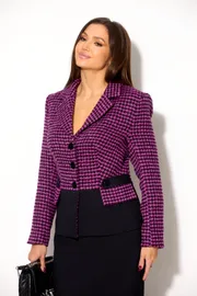 Set Anastasia #1052.2 madzhenta/t. Grafit kletka