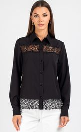 Blouse VIZAVI 737 chernyj