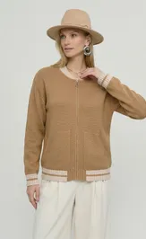 Кардиган Newvay 9252-91055 карамельный кофе/ваниль