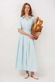 Платье Buter New арт. 3341 небесная полоска