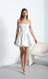 Платье Леди лайн 4826 молочный