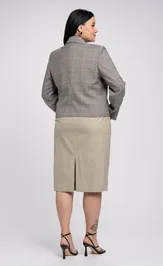 Żakiet FASHION CENTRE Psh-3606/Bezhevaya kletka