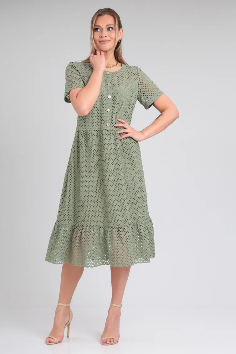 Sukienka Verita moda #N-2216 oliva