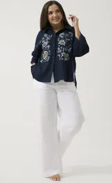 Suit Ma Cherie 3123 temno-sinij+belyj