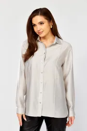 Blouse MALI #625-088 seryj