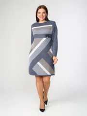 Dress BONADI #1346 bajkal-kapuchino