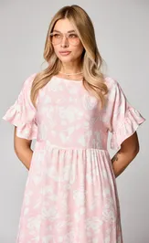 Dress STEFANY 864 rozovoe