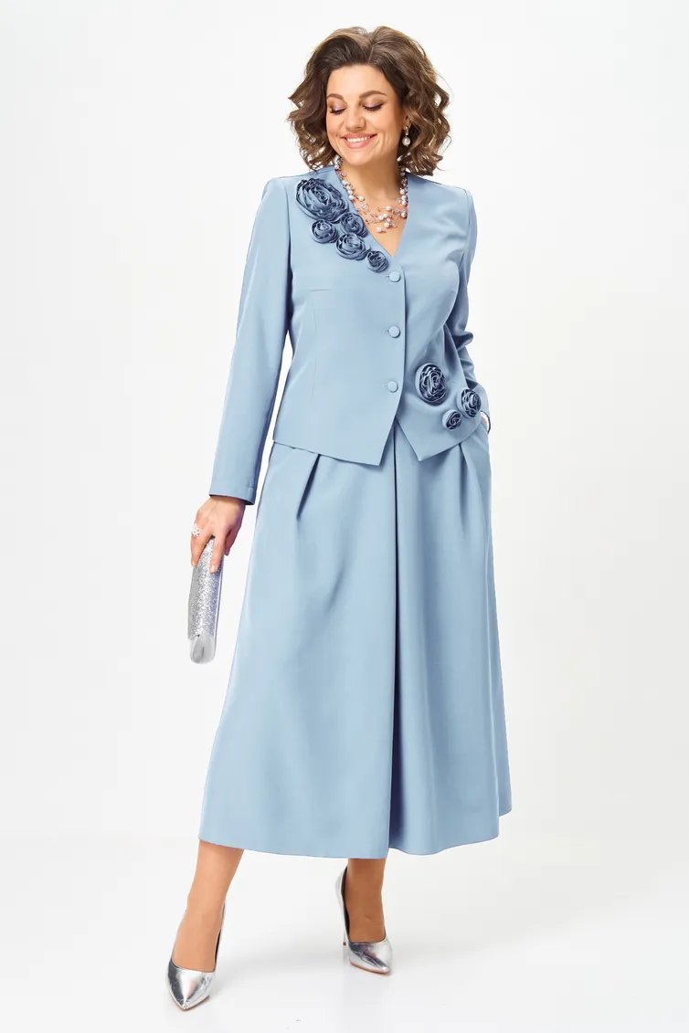 Suit LS #25105 goluboj