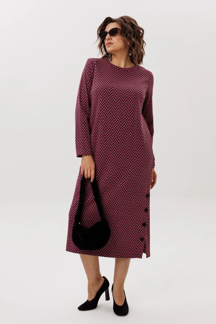 Dress Anelli Laurel #1755 plate ryabinovaya volna