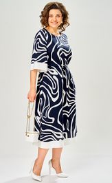 Платье Karina Delux М-1245 синий