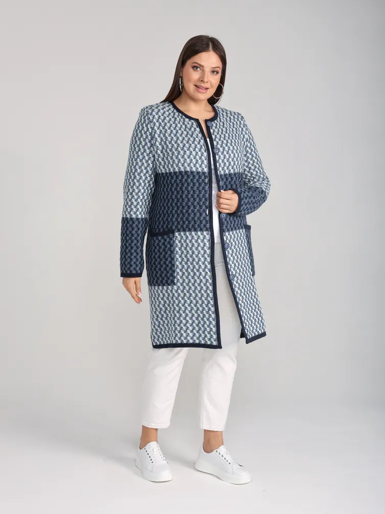 Cardigan BONADI #2091 sinij