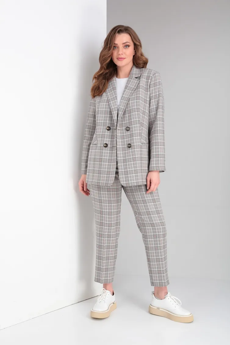 Костюм Vilena-fashion арт. 782 клетка