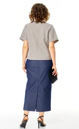 Garnitur Michel Chic 1422 komplekt dzhins, kapuchino