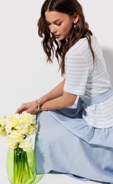 Платье Люше 4378 голубой