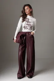 Spodnie Lyushe #4510 bordo