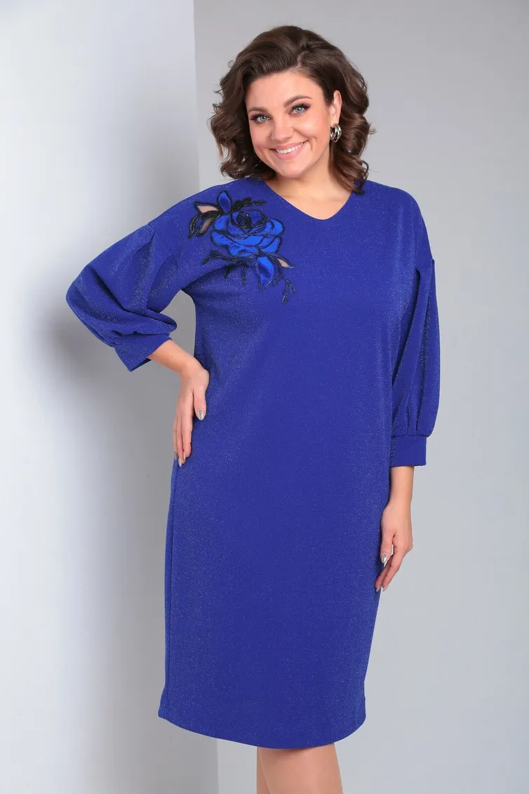 Sukienka Vilena-fashion #940 vasilek