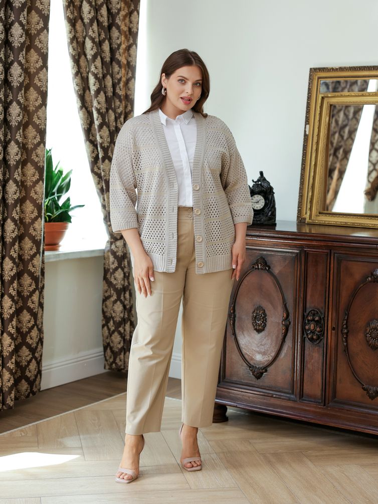 Sweter BONADI #1819 bezhevyj