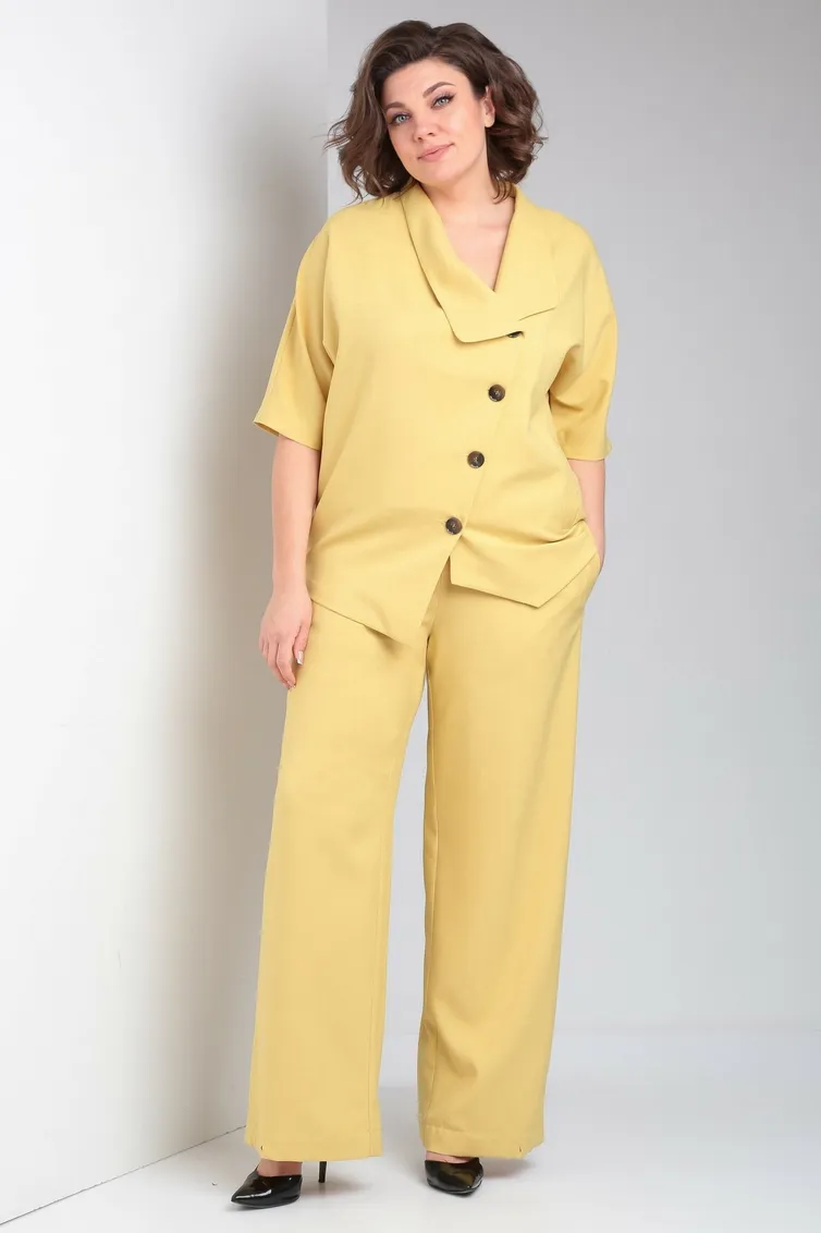 Garnitur Ladis Line #1496 gorchica