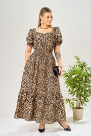 Платье Ava fashion арт. М-197 леопардовый
