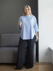Bluzka NOVITA #1274 golubaya poloska
