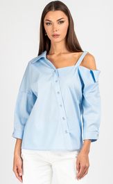 Blouse VIZAVI 726 goluboj