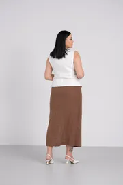 Юбка FASHION CENTRE арт. Л-3947/Кофейный