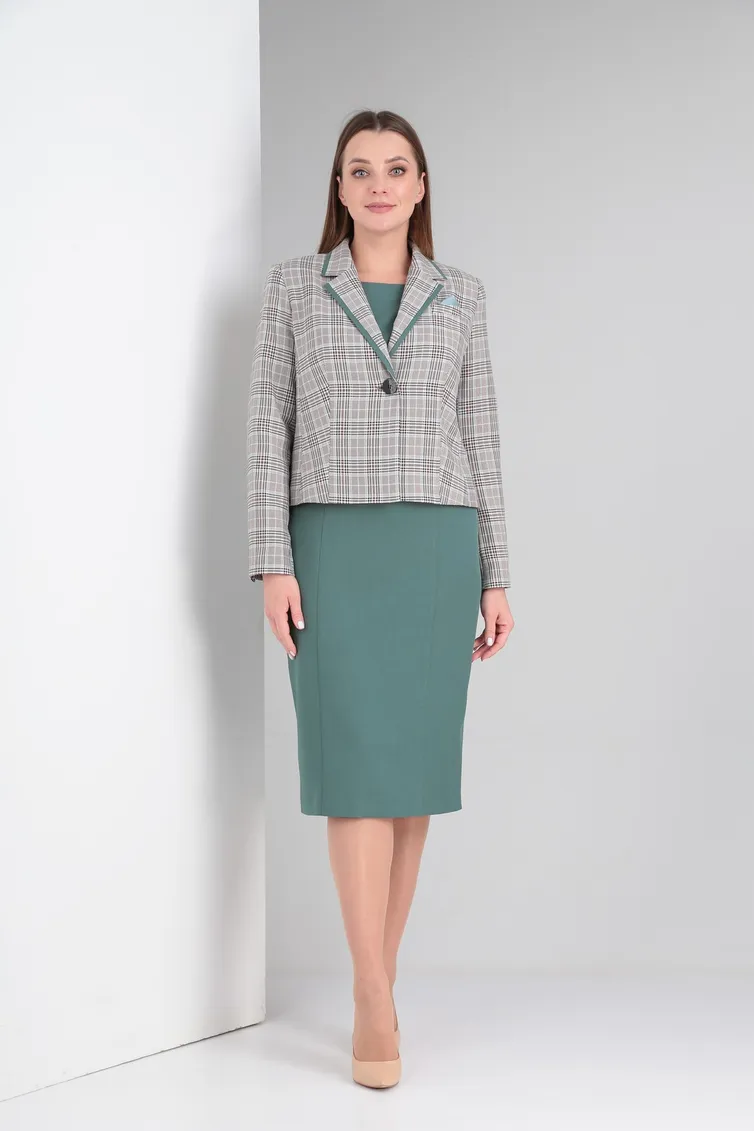 Zestaw Vilena-fashion #750 seraya kletka+malaxit