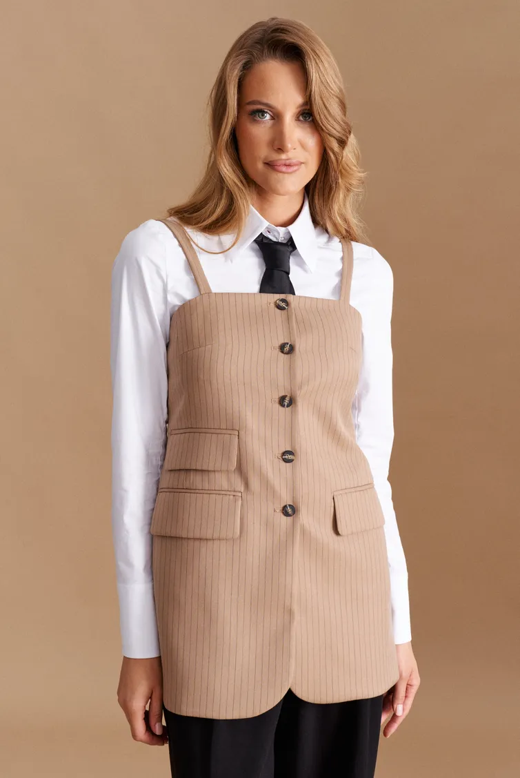 Waistcoat Elletto Life #3768 bezh