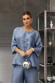 Костюм Anastasia арт. 1228.1 голубой жемчуг