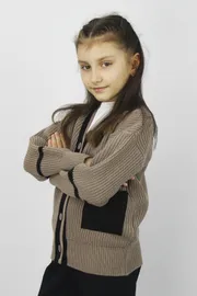 Джемперы POLESIE KIDS арт. С2202-23 4С0656-Д43 бледно-коричневый