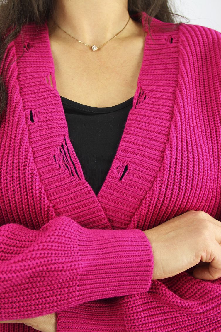 Кардиган Полесье арт. С2804-23 3С3228-Д43 малиновый сорбет 158