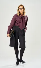 Blouse Ava fashion M-235 bordovyj