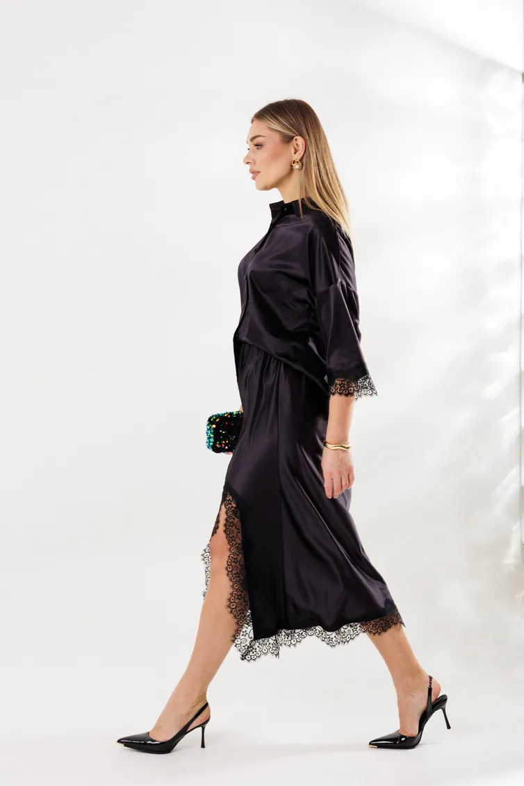 Garnitur Anastasia #1331 chernichnyj
