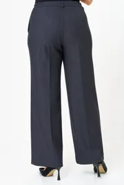 Trousers BelElStyle #601-308 sero-sinyaya kletka