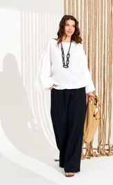 Блузка Elletto Life 13988 белый