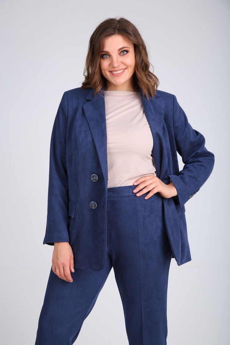 Брюки Vilena-fashion арт. 752Б синий