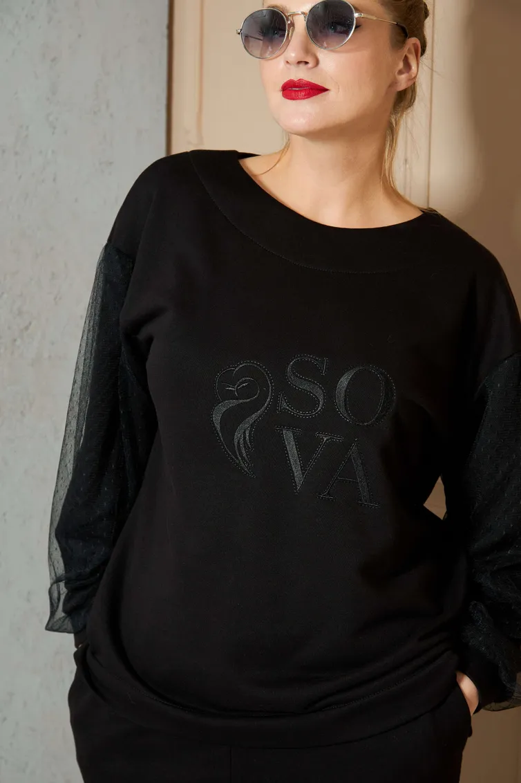 Garnitur SOVA #11161 chernyj