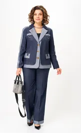 Suit Aira Style 24239 sinij