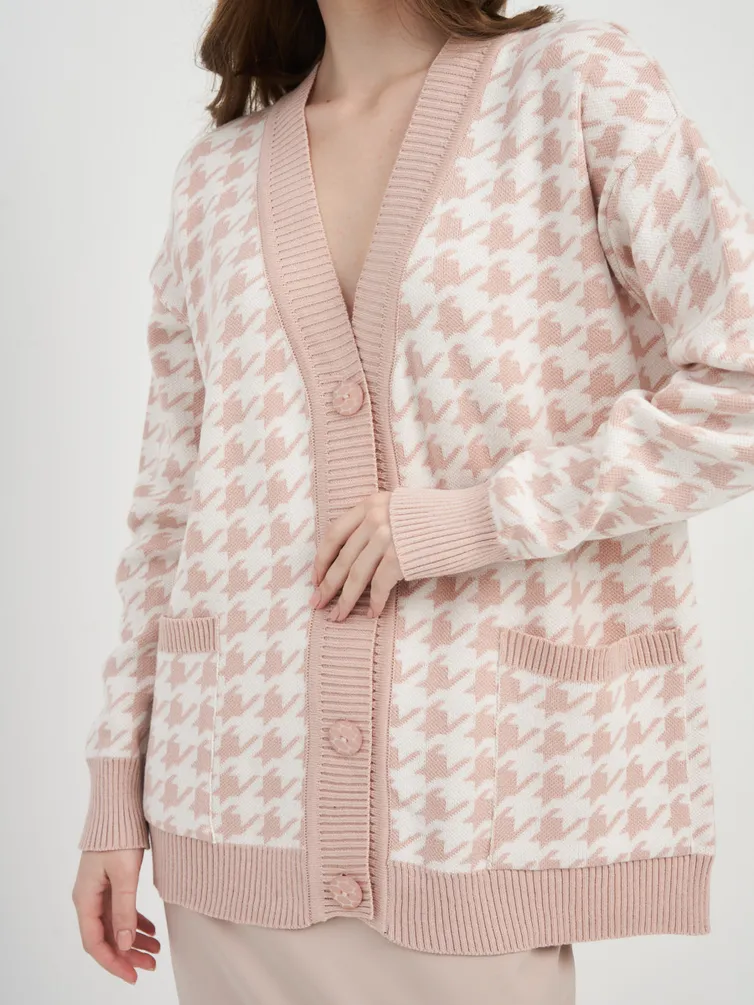 Sweter Newvay #7221-14093 pudra/mol