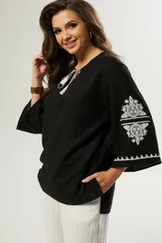 Блузка MALI арт. 624-019 черный