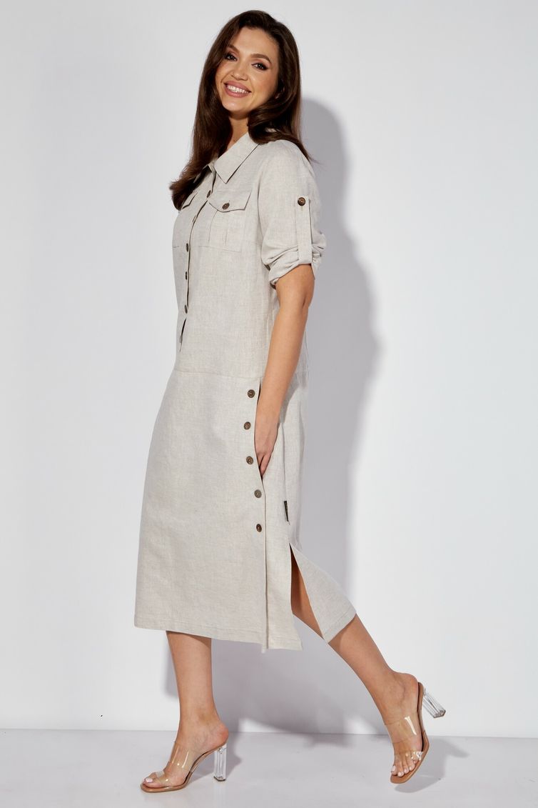 Платье Celentano арт. 5025.1 лен беж