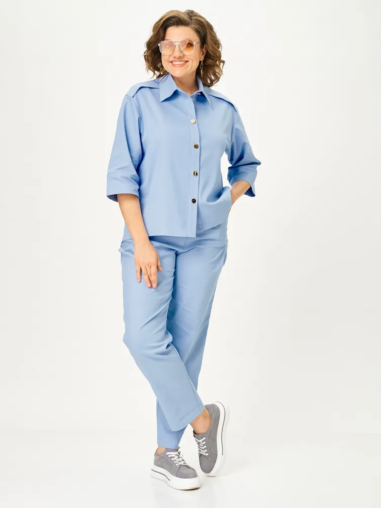 Suit Vilena-fashion #1158 goluboj