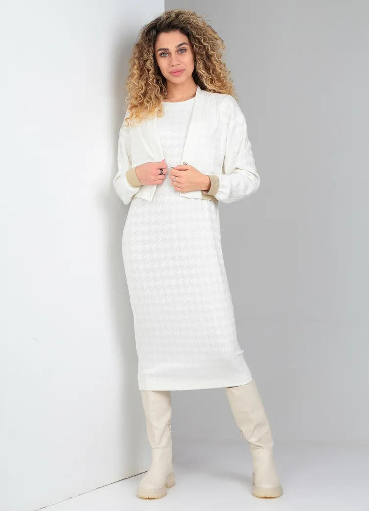 Костюм Vilena-fashion арт. 871 молочный