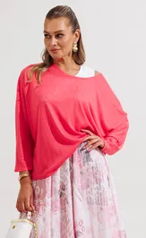 Zestaw Anastasia 1375 belyj+korall
