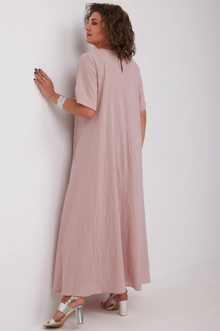 Sukienka BegiModa #1049 pylnaya roza