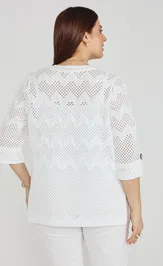 Sweter BONADI 2187 belyj