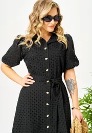 Sukienka Ava fashion #M-187 chernyj