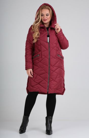 М 3420 пальто малина